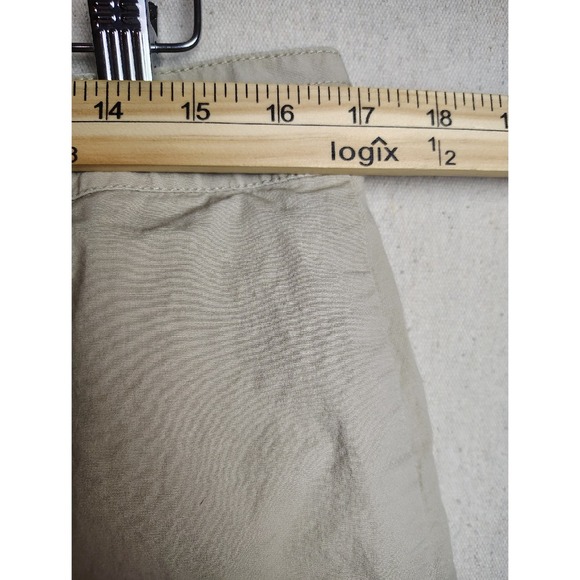 Dockers Khaki Skirt Mini Skirt Stretch Casual Comfort Size 12 W - Picture 4 of 6